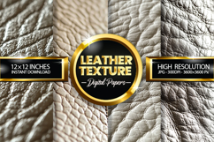 Leather Texture Digital Papers - 04 Variation Product Image 1