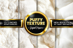 Puffy Texture Glitter Digital Papers - 04 Variations Product Image 1