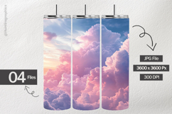 Dream Clouds Digital Papers - 04 Variations Product Image 2