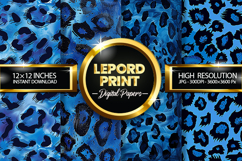 Lepord Print Digital Papers - 04 Variation Product Image 1