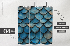 Fish scales Digital Papers - 04 Variations Product Image 2