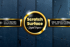 Scratched Surface Digital Papers - 04 Variations Product Image 1