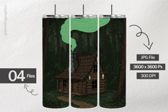 Witch Cabin Digital Papers - 04 Variations Product Image 2
