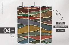 Torn Fabric Texture Digital Papers - 04 Variations Product Image 2