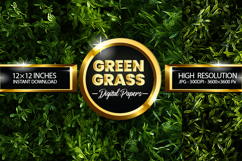 Green Grass Digital Papers - 04 Variation Product Image 1