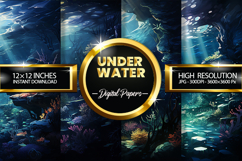 Underwater Digital Papers | Ocean Scene Coral Product Image 1