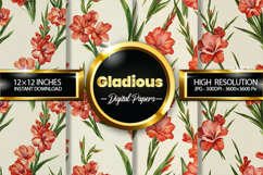 Gladious Digital Papers - 04 Variations Product Image 1
