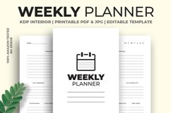 Weekly Planner KDP Interior Product Image 1
