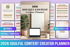 2026 Soulful Content Creator Planner Product Image 1