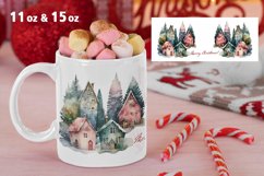 Christmas Houses Mug Wrap Sublimation Product Image 1