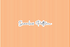 Teal Orange Stripe Seamless Pattern Product Image 5
