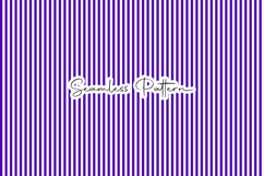 Bold Teal Purple Stripe Pattern Set Product Image 5