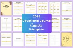 2024 Devotional planner Canva Product Image 1