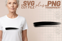 4x Brush Stroke SVG Artistic PNG EPS Cut Files Cricut Crafts Product Image 2