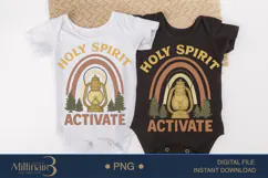 Holy Spirit Activate Jesus ,Funny Christian Onesie Design Product Image 1
