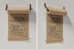 Wall Mounted Kraft Paper Roll Holder Mockup Product Image 1