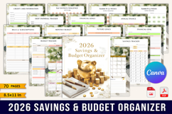 2026 Savings &amp; Budget Organizer Product Image 1