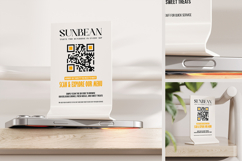 QR Code Menu Sign Mockup Product Image 1