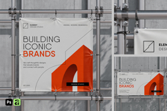 Urban Scaffolding Banner Mockup Product Image 1