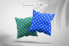 Blue Polka Dot Seamless Pattern Product Image 3