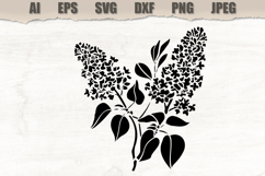 Stencil Lilac Flowers Product Image 1