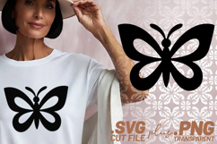 4x Butterfly Designs Silhouette Single Line SVG Cut Files Product Image 2