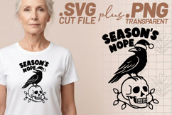 4x Seasons Nope Caw Off Nevermore Crow SVG Cut Files Shirt Product Image 2
