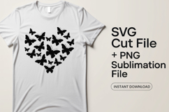 4x Butterfly Designs Heart Abstract Hearts SVG Cut Files Product Image 2