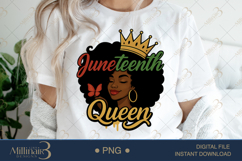 Juneteenth Queen PNG Empowering PNG Powerful Clipart for Shi Product Image 1