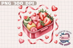 Strawberry berries PNG Sublimation Picnic Summer Product Image 1
