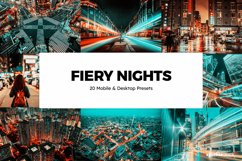 20 Fiery Nights Lightroom Presets &amp; LUTs Product Image 1