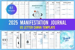 2025 Manifestation Journal Canva Product Image 1