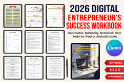 2026 Digital Entrepreneur’s Success Workbook Product Image 1
