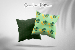 Green Clover Lucky Seamless Set - Leprechaun &amp; Clovers Product Image 2