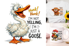 Sarcastic Farm Animal Quotes PNG Bundle Product Image 1