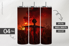 Burning Scarecrow Digital Papers - 04 Variations Product Image 2