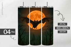 Creepy Bat Digital Papers - 04 Variations Product Image 2