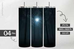 Spooky Forest Digital Papers - 04 Variations Product Image 2