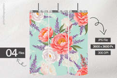 Watercolor Heather Digital Papers - 04 Variations Product Image 2