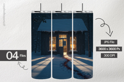 Creepy Cabin Digital Papers - 04 Variations Product Image 2