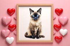 Valentine Cats Clipart Bundle, Valentine Pets Clipart Product Image 3