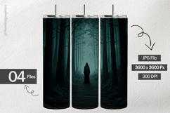 Creepy Forest Digital Papers - 04 Variations Product Image 2