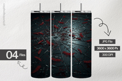 Creepy Feather Digital Papers - 04 Variations Product Image 2