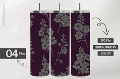 Silver Larkspur Digital Papers - 04 Variations Product Image 2