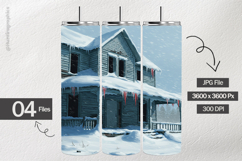 Creepy House Digital Papers - 04 Variations Product Image 2