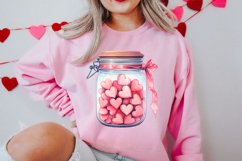 Retro Valentine Watercolor Clipart Bundle Product Image 3