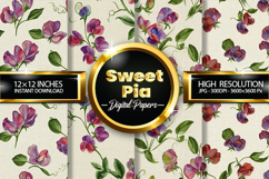 Sweet Pia Digital Papers - 04 Variations Product Image 1