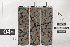 Crack Concrete Digital Papers - 04 Variations Product Image 2