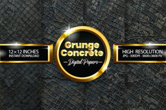 Grunge Concrete Digital Papers - 04 Variations Product Image 1