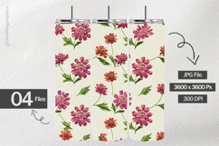 Scabiosa Bloom Digital Papers - 04 Variations Product Image 2